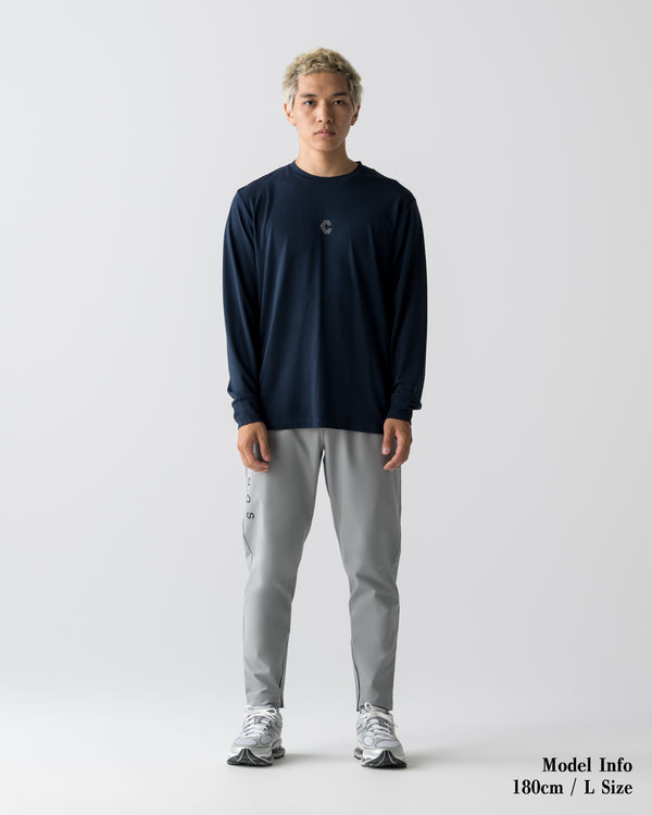 CRONOS CLEAN STRETCH L/S TEE【NAVY】