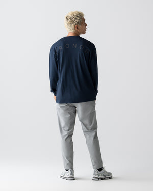 CRONOS CLEAN STRETCH L/S TEE【NAVY】