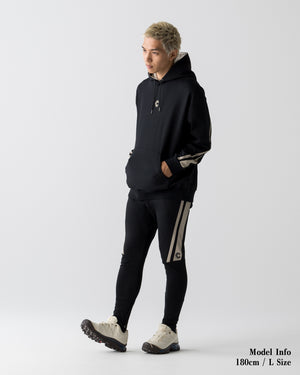 CRONOS AXIS SKINNY PANTS【BLACK×GREIGE】