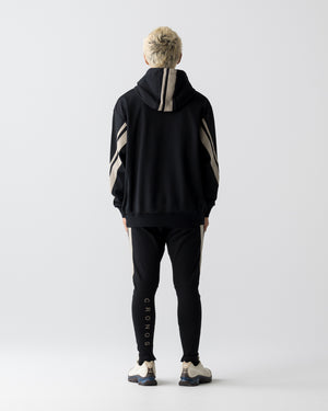 CRONOS AXIS SKINNY PANTS【BLACK×GREIGE】