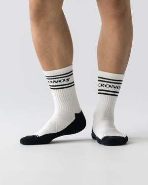 CRONOS BANNER SOCKS【WHITE】