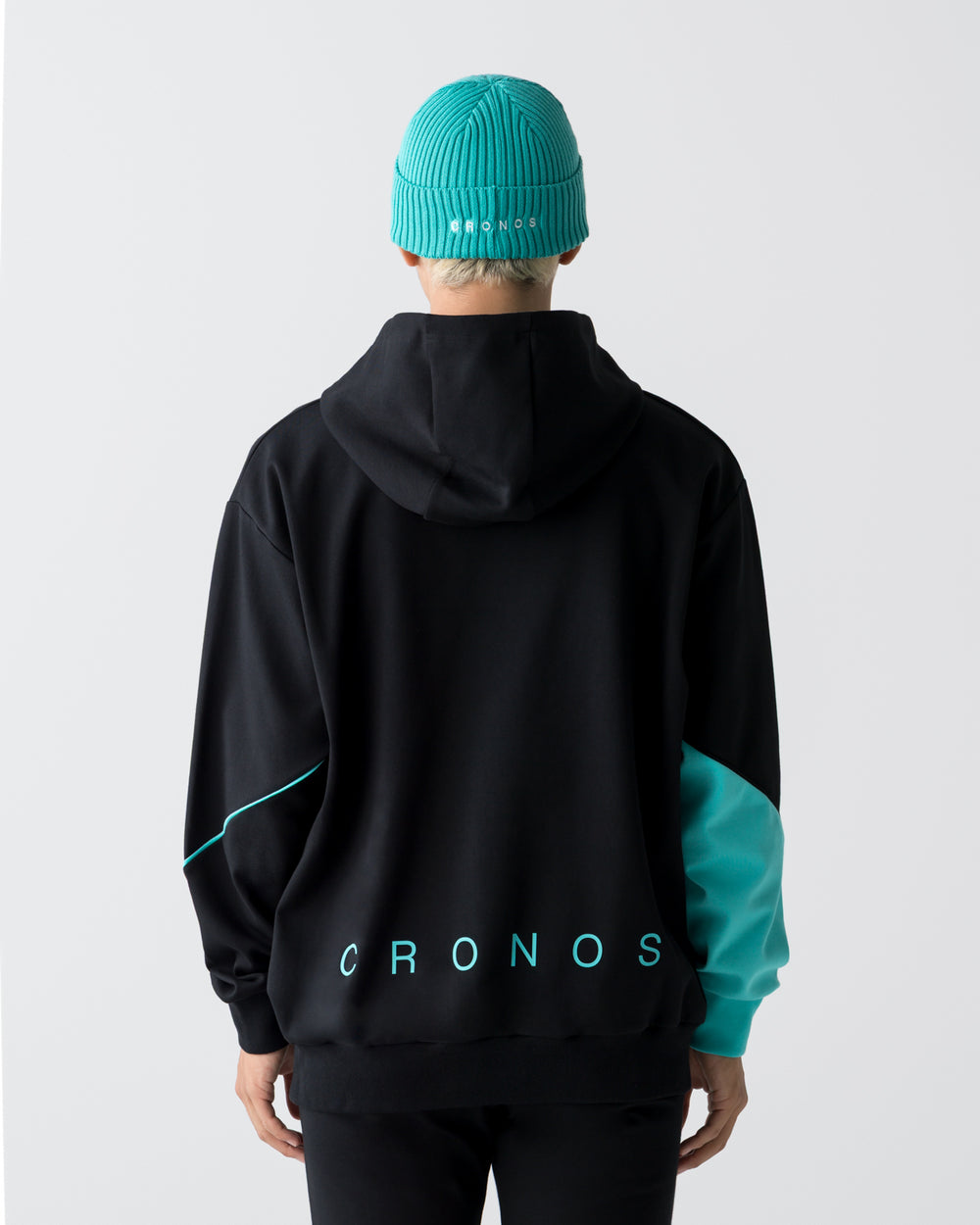 Store Limited: CRONOS SEGMENT HOODIE【BLACK×T.BLUE】