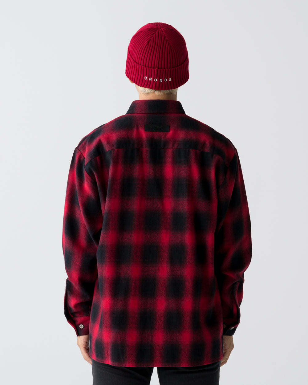 CRONOS TRAD CHECK SHIRT【RED】