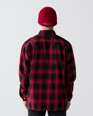 CRONOS TRAD CHECK SHIRT【RED】