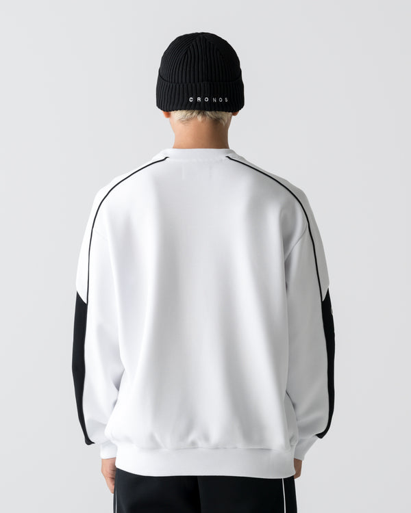 CRONOS ANGLE SWEAT【WHITE】