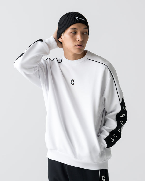 CRONOS ANGLE SWEAT【WHITE】