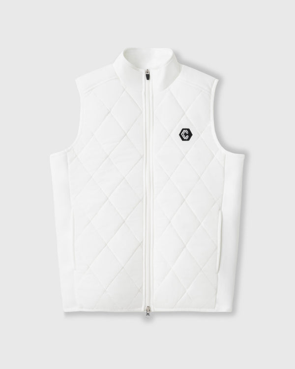 CRONOS BLACK WARM VEST【WHITE】