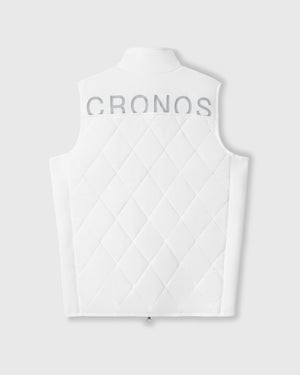 CRONOS BLACK WARM VEST【WHITE】