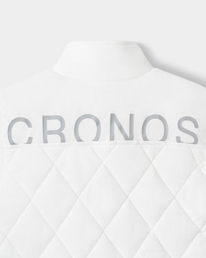 CRONOS BLACK WARM VEST【WHITE】