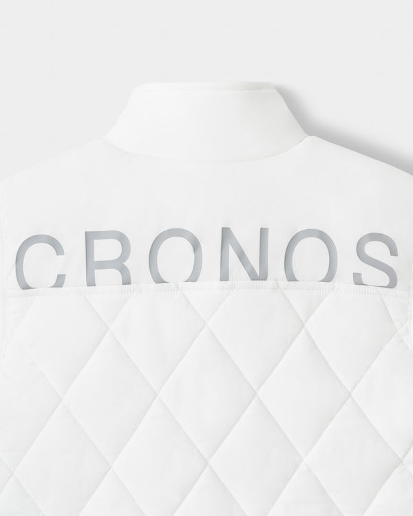 CRONOS BLACK WARM VEST【WHITE】