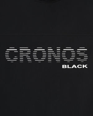 CRONOS BLACK PANEL LINE MOCK NECK【BLACK】