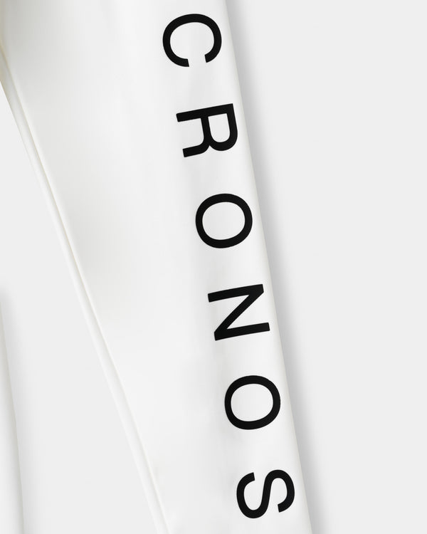 CRONOS BLACK BRUSHED MOCK NECK【WHITE】