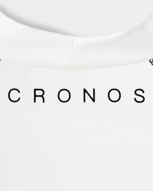CRONOS BLACK BRUSHED MOCK NECK【WHITE】