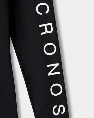 CRONOS BLACK BRUSHED MOCK NECK【BLACK】