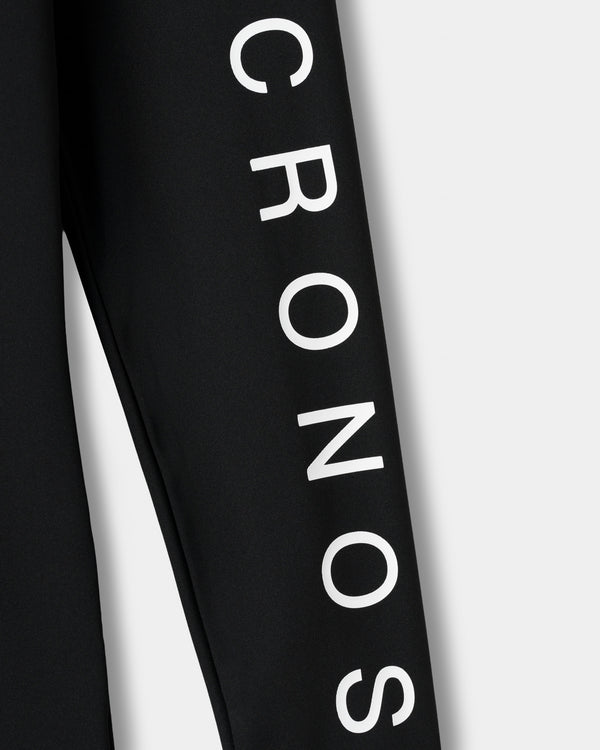CRONOS BLACK BRUSHED MOCK NECK【BLACK】