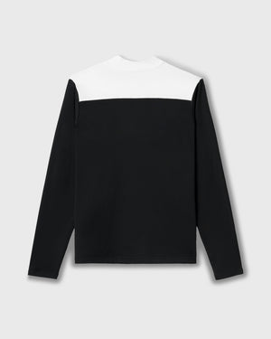 CRONOS BLACK WOMEN THERMAL MOCK NECK【BLACK】