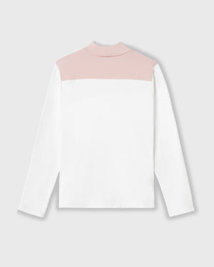 CRONOS BLACK WOMEN THERMAL MOCK NECK【PINK】