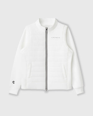 CRONOS BLACK WOMEN 2WAY BLOUSON【WHITE】