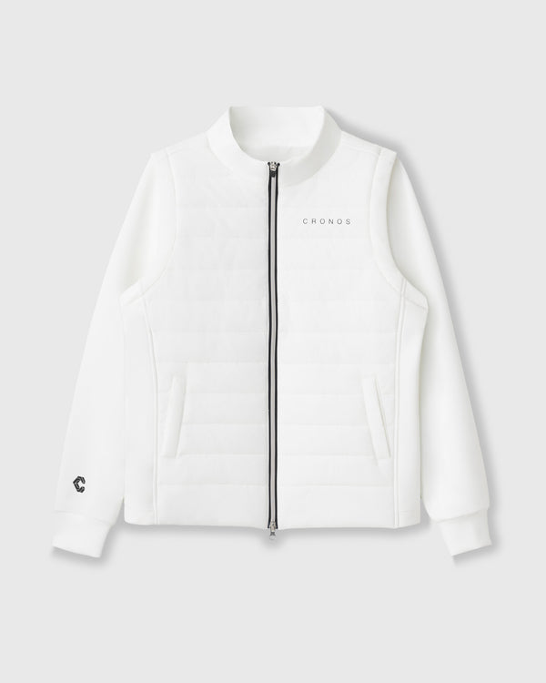 CRONOS BLACK WOMEN 2WAY BLOUSON【WHITE】