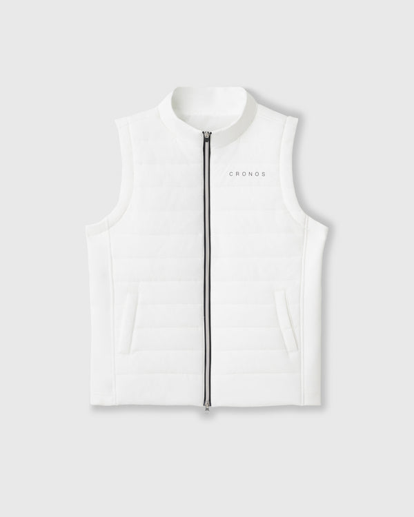 CRONOS BLACK WOMEN 2WAY BLOUSON【WHITE】
