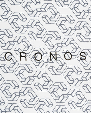 CRONOS BLACK C REPEAT L/S POLO【WHITE】