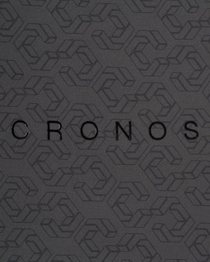 CRONOS BLACK C REPEAT L/S POLO【GRAY】