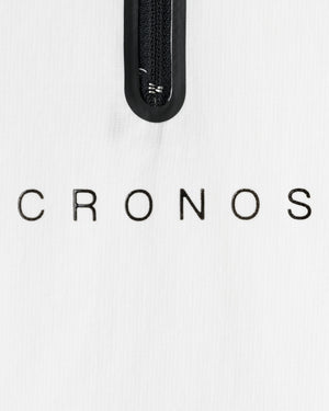 CRONOS BLACK HALF ZIP L/S MOCK NECK【WHITE】