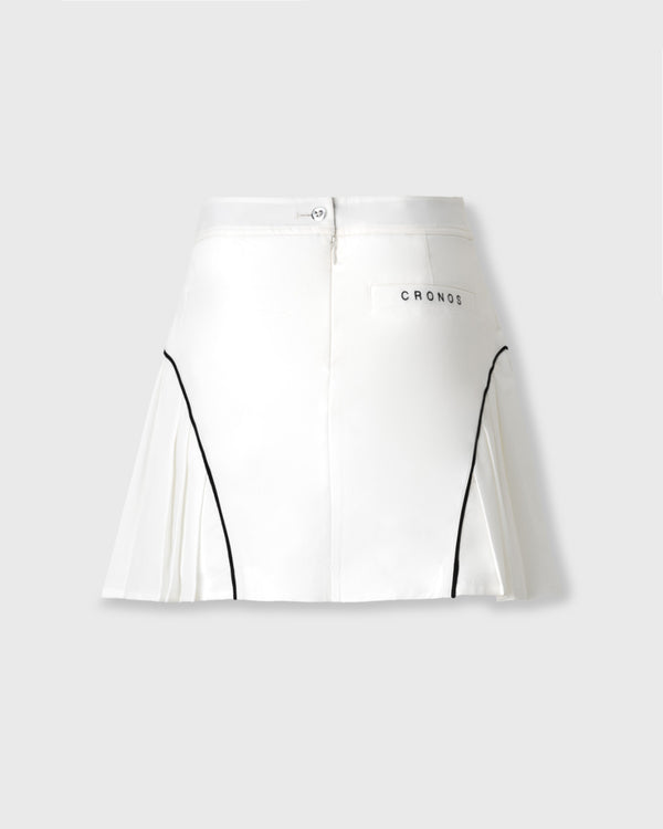 CRONOS BLACK WOMEN WIND PROTECT SKIRT【WHITE】