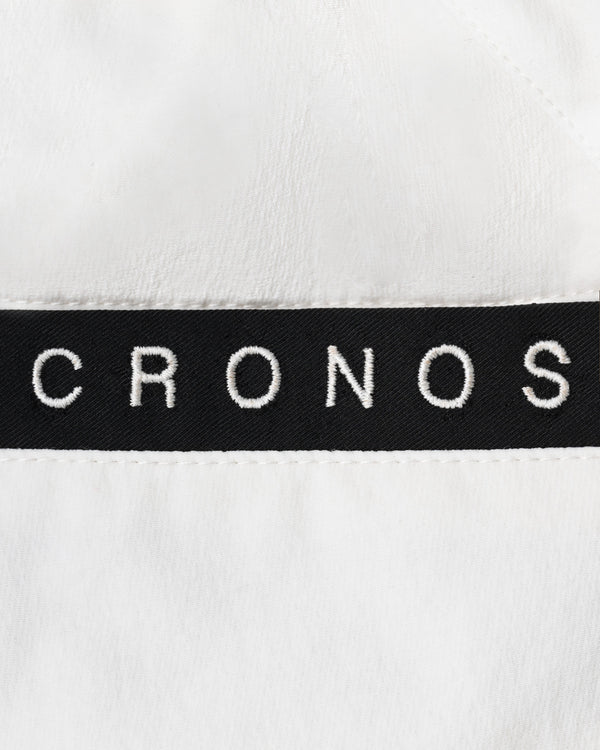 CRONOS BLACK WOMEN BACK ELASTIC LONG PANTS【WHITE】