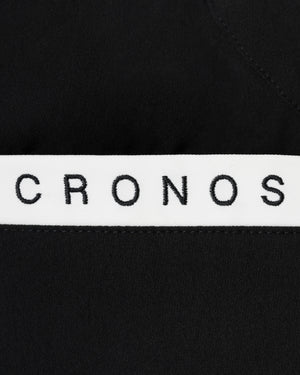 CRONOS BLACK WOMEN BACK ELASTIC LONG PANTS【BLACK】