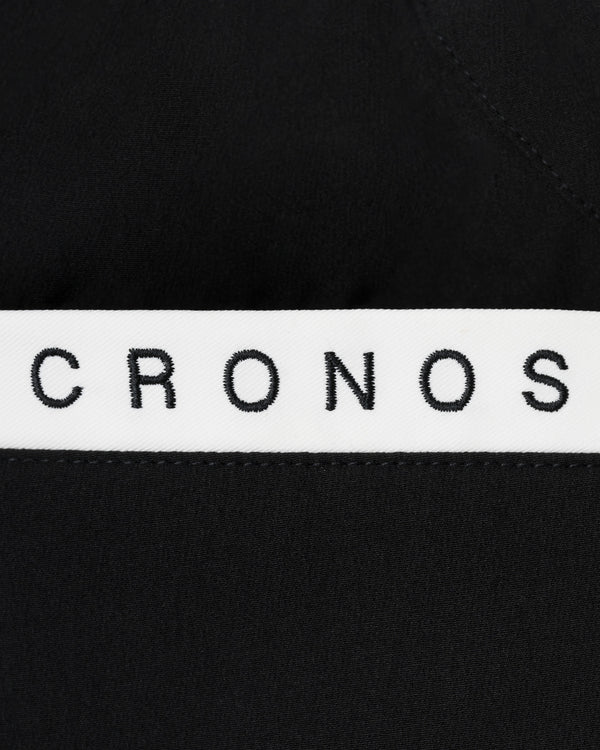 CRONOS BLACK WOMEN BACK ELASTIC LONG PANTS【BLACK】