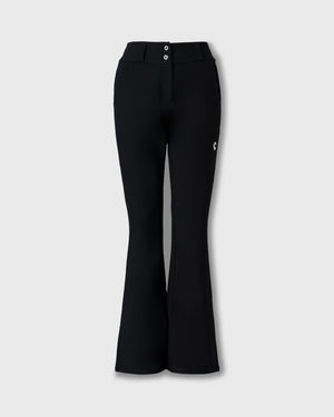 CRONOS BLACK WOMEN METAL BUTTON LONG PANTS【BLACK】