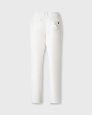 CRONOS BLACK STRETCH SLACKS PANTS【WHITE】