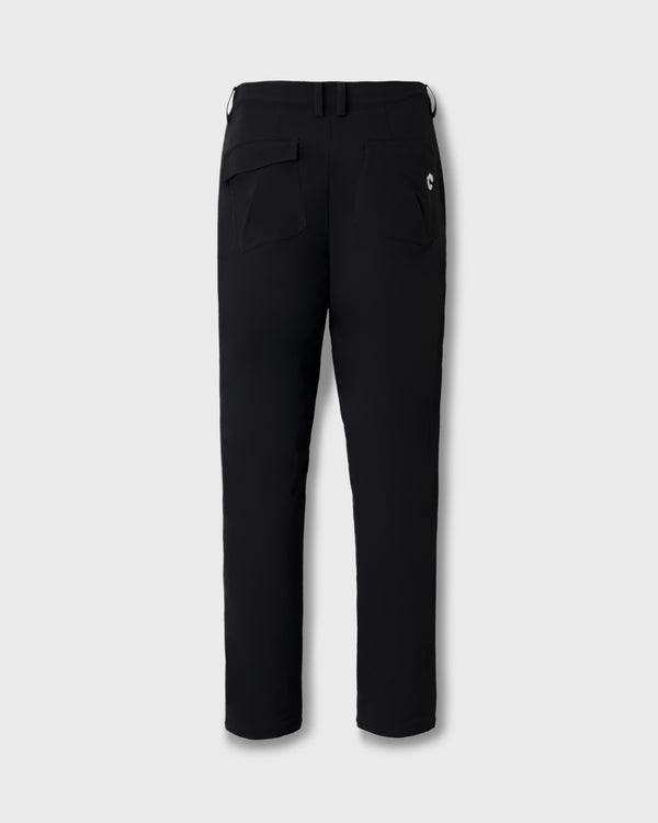 CRONOS BLACK STRETCH SLACKS PANTS【BLACK】