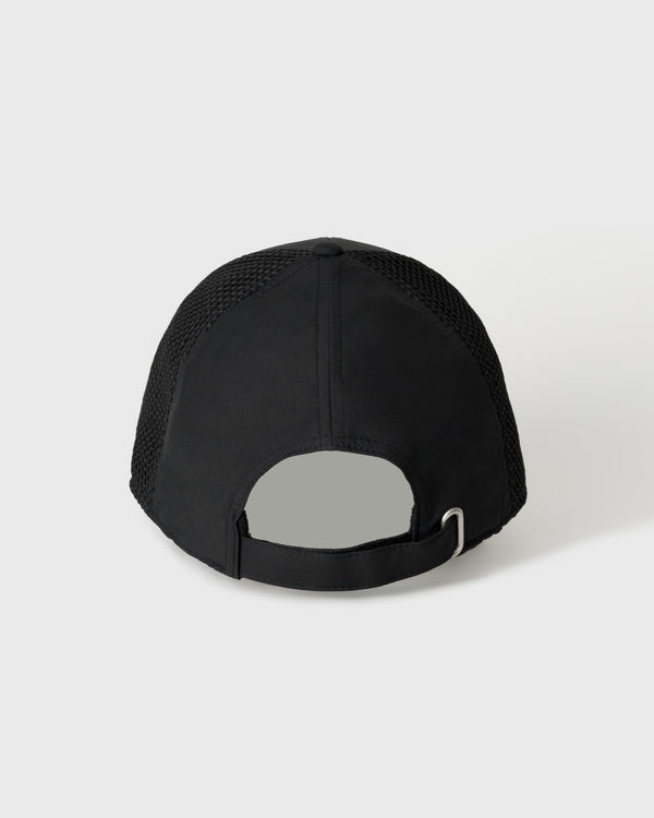 【unisex】CRONOS BLACK TWILL MESH CAP【BLACK】