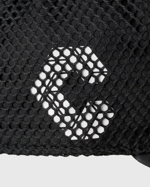 【unisex】CRONOS BLACK TWILL MESH CAP【BLACK】