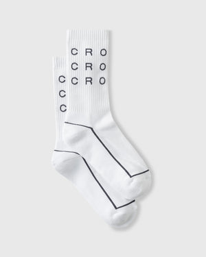 CRONOS BLACK C WRAP SOCKS【WHITE】