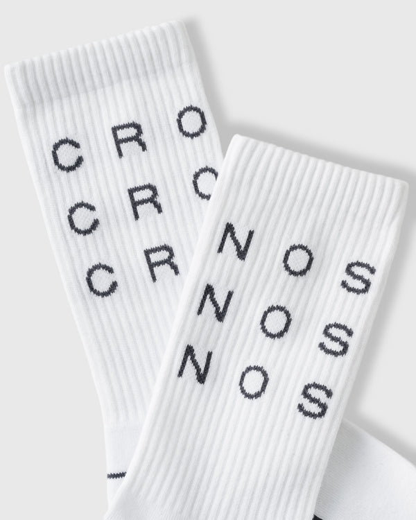 CRONOS BLACK C WRAP SOCKS【WHITE】