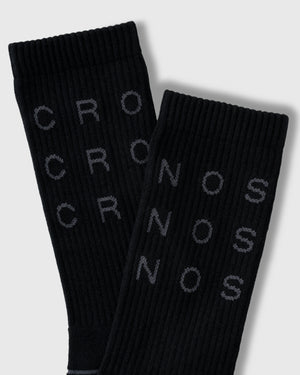 CRONOS BLACK C WRAP SOCKS【BLACK】