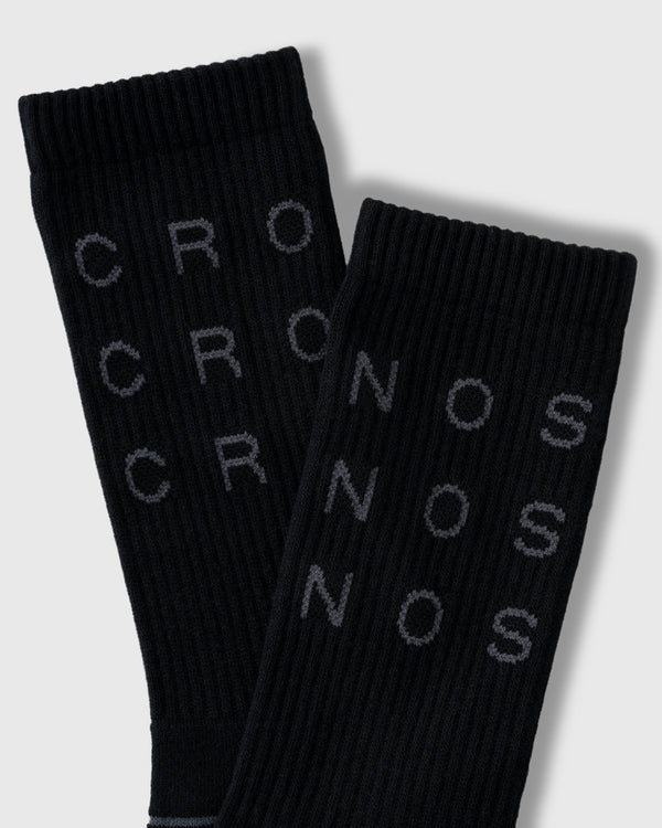 CRONOS BLACK C WRAP SOCKS【BLACK】