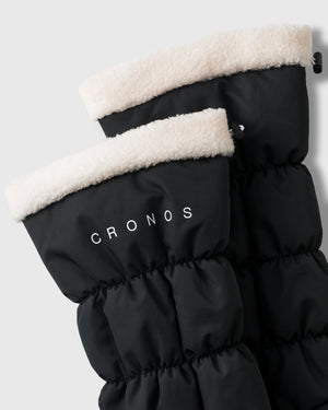 CRONOS BLACK WOMEN BOA INSIDE LEG WARMER【BLACK】