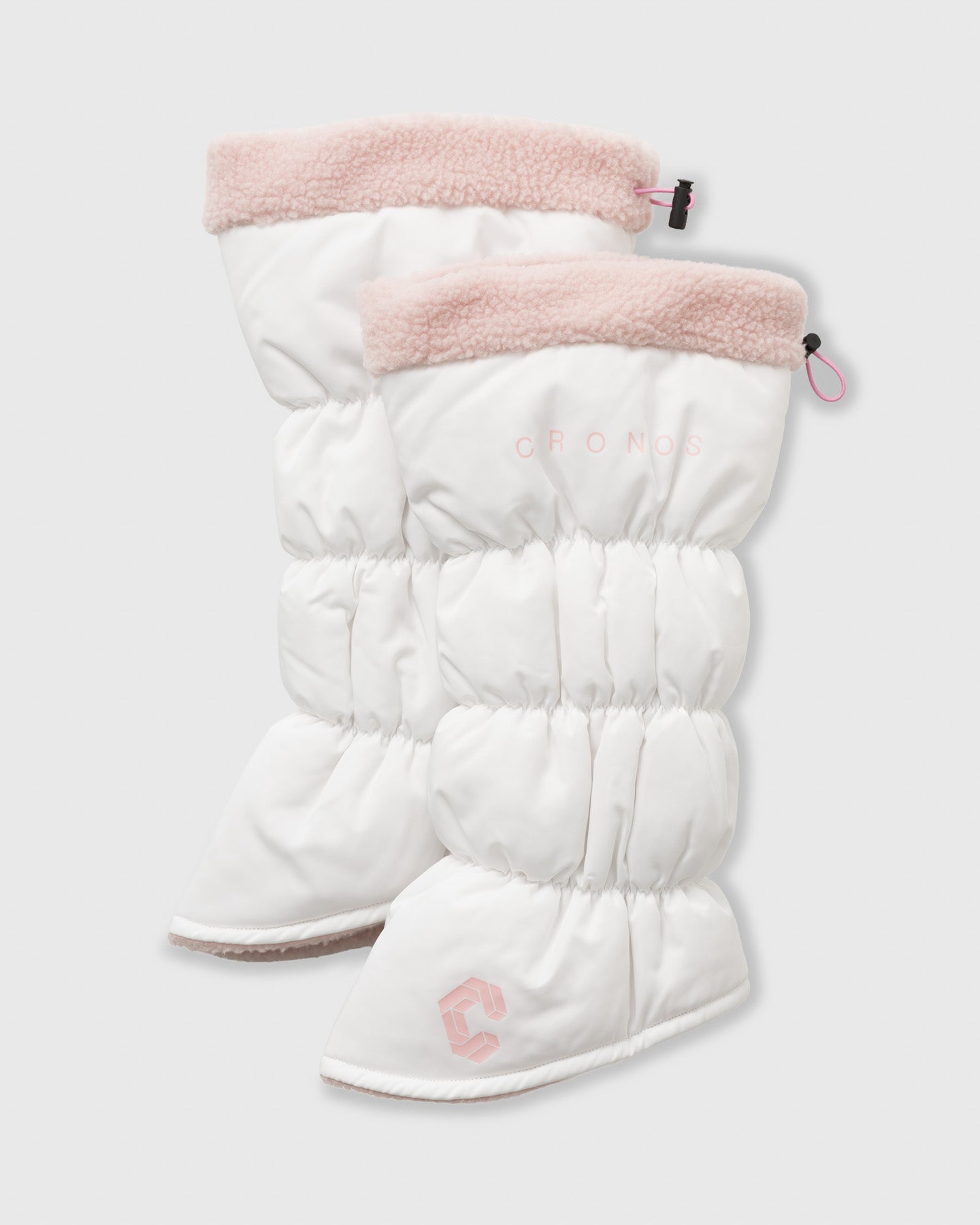 CRONOS BLACK WOMEN BOA INSIDE LEG WARMER【WHITE】