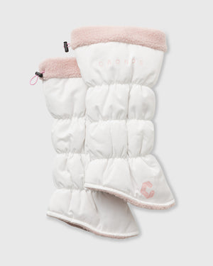CRONOS BLACK WOMEN BOA INSIDE LEG WARMER【WHITE】