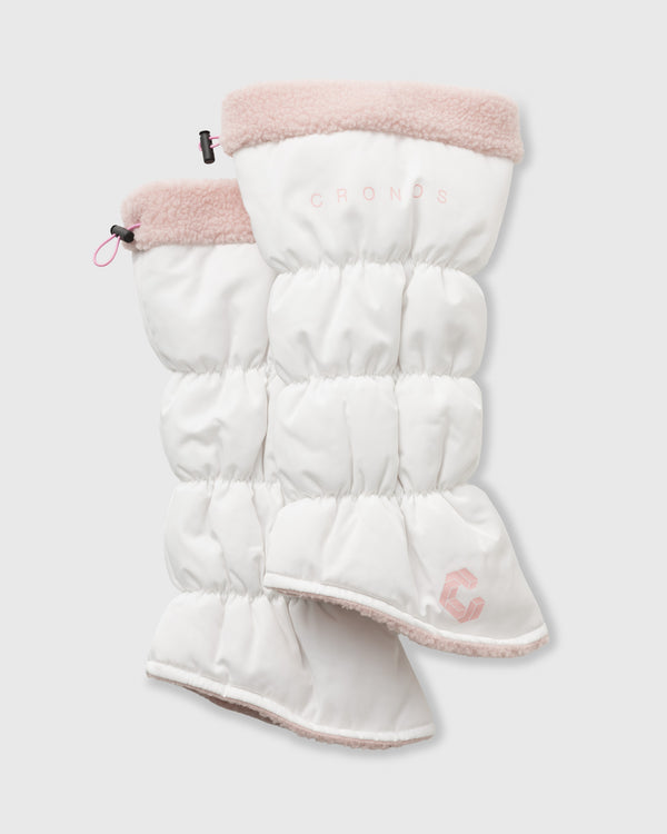 CRONOS BLACK WOMEN BOA INSIDE LEG WARMER【WHITE】