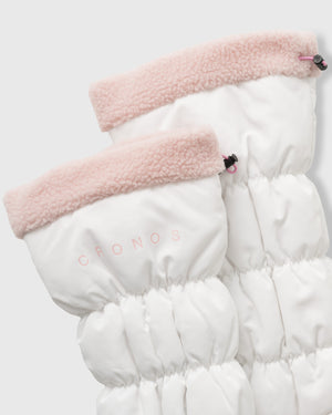 CRONOS BLACK WOMEN BOA INSIDE LEG WARMER【WHITE】