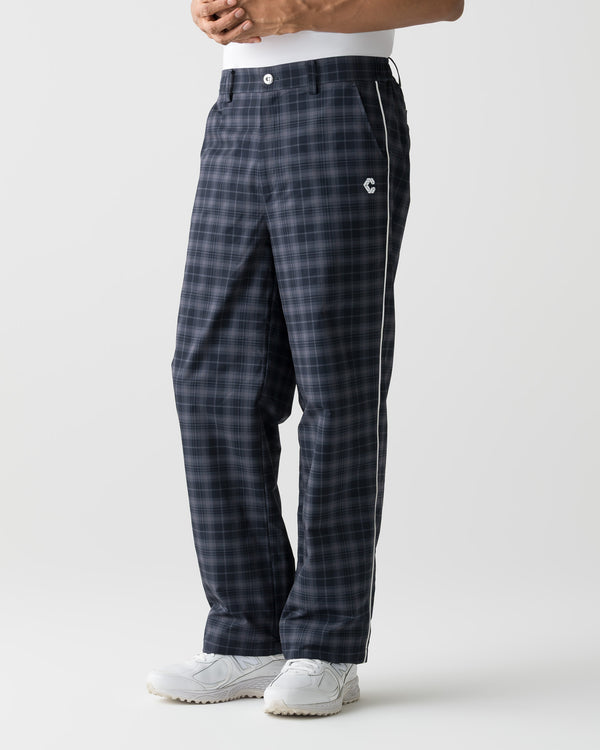 【unisex】CRONOS BLACK FLOW STRAIGHT PANTS【BLACK×GRAY】