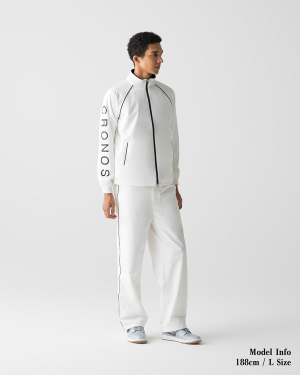 【unisex】CRONOS BLACK FLOW BLOUSON【WHITE】