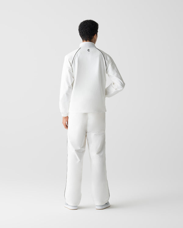 【unisex】CRONOS BLACK FLOW STRAIGHT PANTS【WHITE】