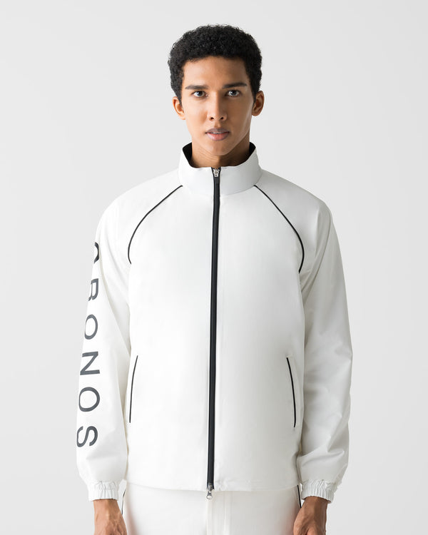 【unisex】CRONOS BLACK FLOW BLOUSON【WHITE】