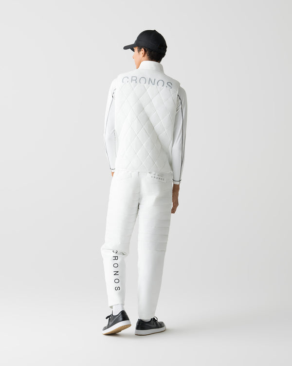 CRONOS BLACK BRUSHED MOCK NECK【WHITE】